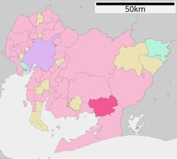 Vị trí của Toyokawa ở Aichi