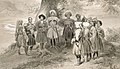 Image 10Meeting of Circassian Princes in the Valley of the Sochi River by Gregory Gagarin (1841). The print depicts several influential Abkhaz noblemen who played an active role in the politics of Abkhazia and in the regional conflicts (from History of Abkhazia)