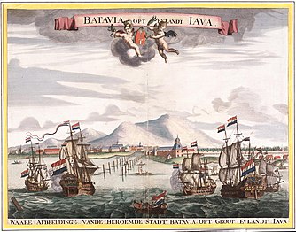 Zicht op Batavia (onbekend, circa 1665)