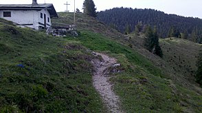 Obere Almhütte der Achala-Alm