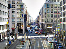 View north towards Berlin Friedrichstraße station