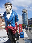 Figurehead from the original (1832) ship HMS Vernon