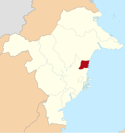 Location within East Kalimantan