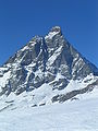 Suidkant vanaf die Breuil-Cervinia-skigebied.