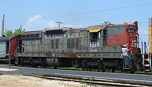 EMD SD7 der Southern Pacific Railway #1518