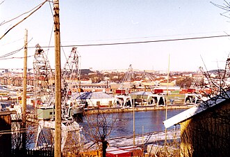 Sannegårdshamnen 1979.