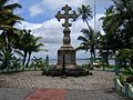 The cross reputedly erected by the Apostle Thomas in Kokkamangalam (the original one is at Pallippuram; the replica in stone was erected in 2002).