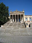 Hauptportal des Staatlichen Museums Schwerin am Alten Garten