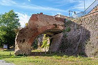 Rest des alten Ponte Coperto