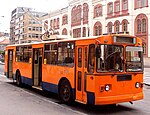 ZiU-9 at the Studentski Trg terminus, in front of the Rectorate of the University of Belgrade