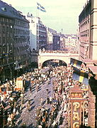 Fejringsdagen for fred i Europa. Konfettiparade den 7. maj 1945.