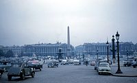 La place de la Concorde.