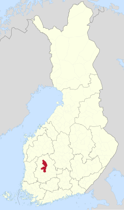 Ylöjärvi stads läge