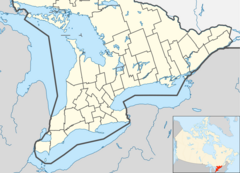 Casselman station is located in Southern Ontario