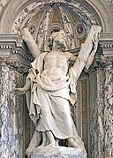 Statua marmorea Sant'Andrea (XVIII secolo).