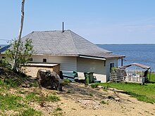 L'ancienne gare d'Inkerman, désormais une maison à Caraquet.