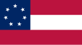 Stars-and-Bars-Flagge der Konföderierten Staaten von Amerika