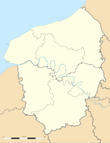 Boudeville trên bản đồ Upper Normandy