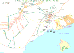 Plan Park Narodowy Hawaiʻi Volcanoes