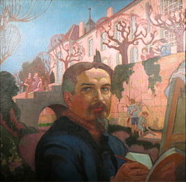 Zelfportret (1921), Musée départemental Maurice Denis, Le Prieuré, Saint-Germain-en-Laye