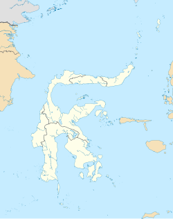 Approximate location where Talaud is spoken