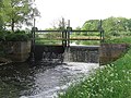 Wehr im Wapelbach in der Nähe des Gütersloher Ortsteils Kattenstroth