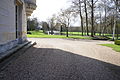 Vista attuale della corte. Si notino i giardini naturalistici all'Inglese