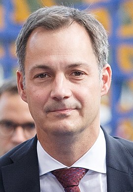 De huidige eerste minister Alexander De Croo.