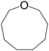 Structure of oxonane