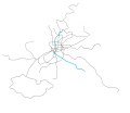 Madrid metro line 1.