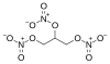 Stick model of nitroglycerin