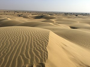 Les Sam sand dunes sont un ensemble de dunes (erg) assez célèbre dans la région de Jaisalmer.