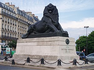 Le Lion de Belfort en 2010.