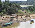 Inland harbour on river Rianila