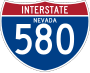 Interstate 580 marker