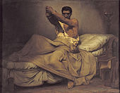 La morte di Catone d'Utica (1863)