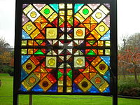 The Four Seasons (1978) by Leonard French at La Trobe University Sculpture Park in Melbourne. Australia