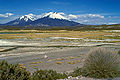 Parinacota and Pomerape volcano