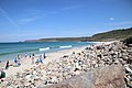 Waves at Sennen Cove Beach