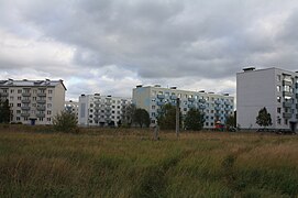 Bâtiments de l'époque soviétique.