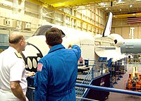 Shuttle simulator in Building 9 in 2006