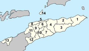 Die Gemeinden Osttimors seit 2022