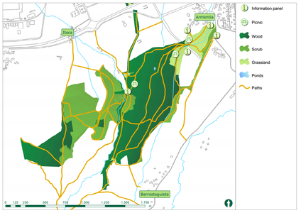 Map of Armentia park