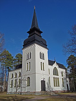 Grycksbo kyrka i april 2010