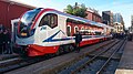 Dmu 001 traukinys Catania Borgo stotyje 2015 m.