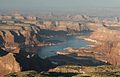 Lake Powell, looking southwest at sunrise