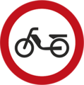 No mopeds