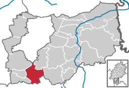 Läget för Seeheim-Jugenheim i Landkreis Darmstadt-Dieburg