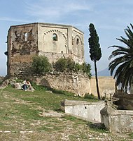 Ruins of Alcazaba de los Adives near the former barracks of the Regulares