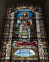 The Stained Glass of Saint Sava, Serbian Orthodox Church of the Ascension of the Lord in Subotica